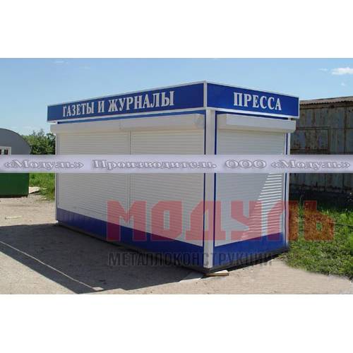 Торговый павильон размером 5х2,5х3 м (A3291) купить в Краснодаре ...