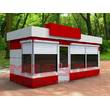Торговый павильон размером 6х3х3 м (A3401)