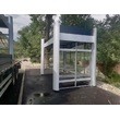 Остановочный павильон размером 4000х2450х3000 мм остекление и лавочки с 3-х сторон рис.2