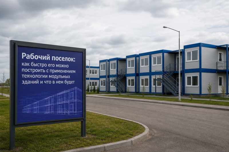 Рабочий поселок: как быстро его можно построить и что в нем будет