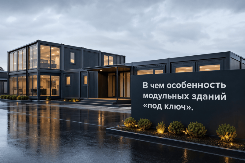 В чем особенность модульных зданий «под ключ»
