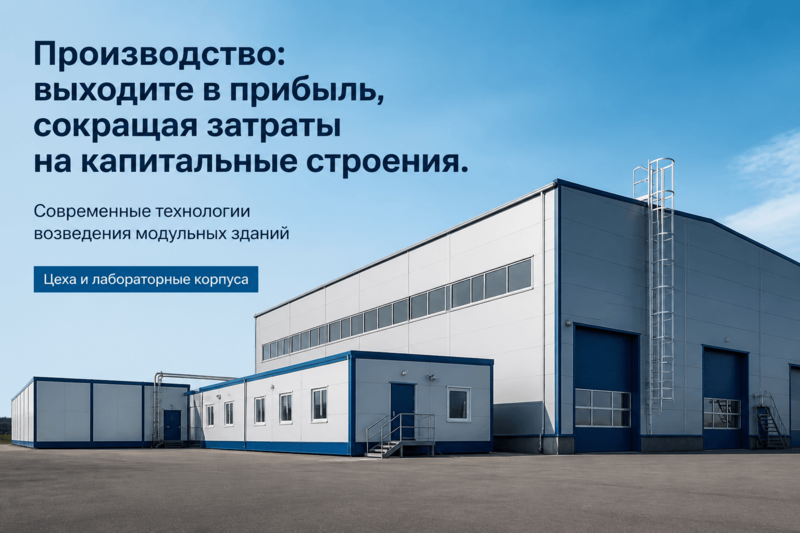 Производство: выходите в прибыль, сокращая затраты на капитальные строения