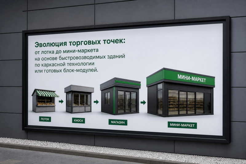 Эволюция торговых точек: от лотка до мини-маркета