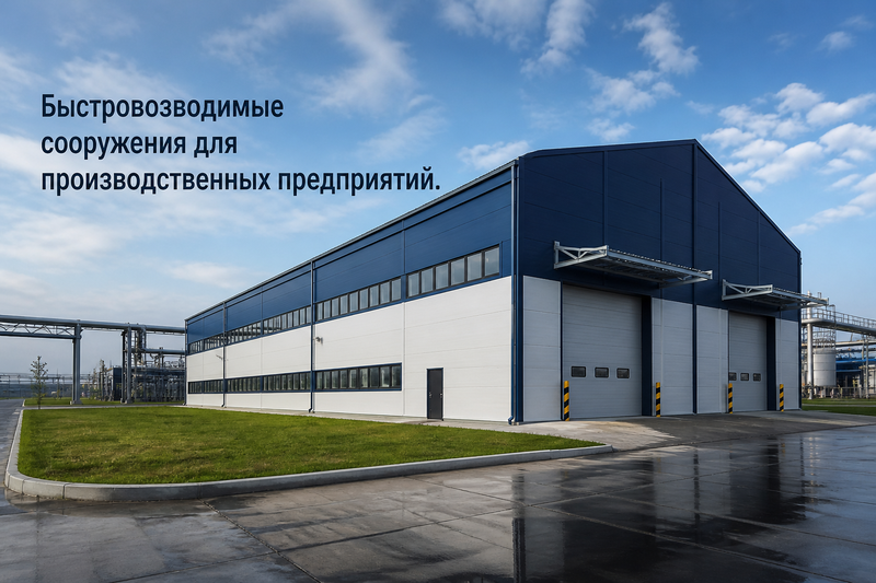 Быстровозводимые сооружения для производственных предприятий