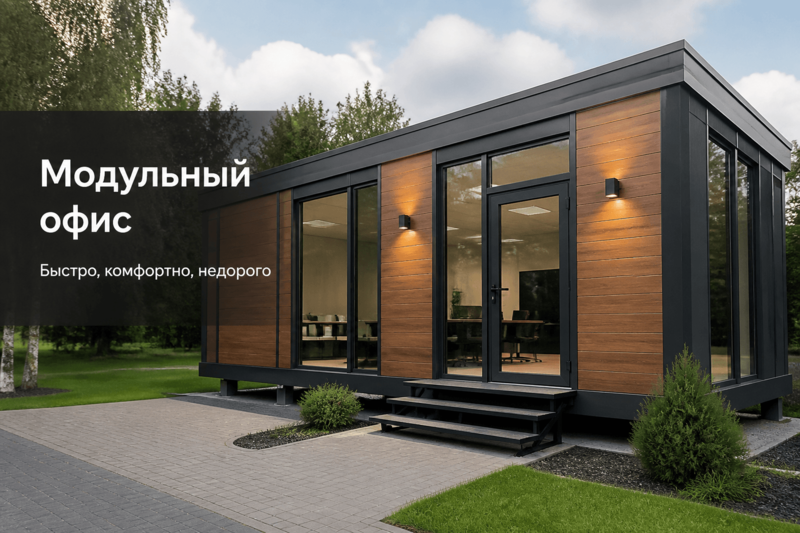 Модульный офис. Быстро, комфортно, недорого