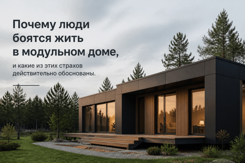 Почему люди боятся жить в модульном доме, и какие из этих страхов действительно обоснованы